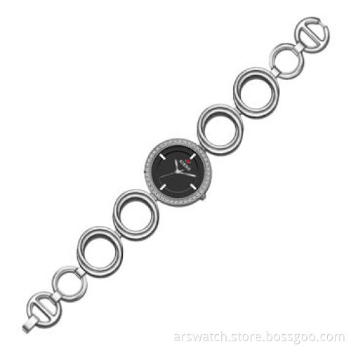Jewelry Watches, Alloy Case with Band, Japan Quartz Movement
